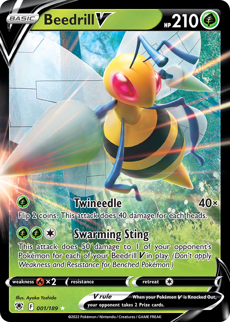 Astral Radiance Beedrill V #1/189
